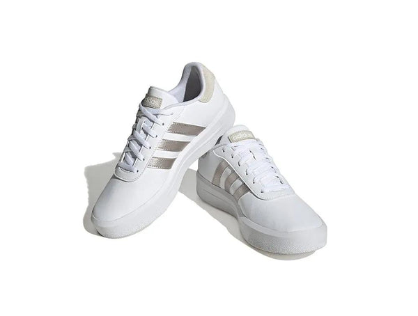 Zapatilla Adidas Court Plataforma Mujer Blanco