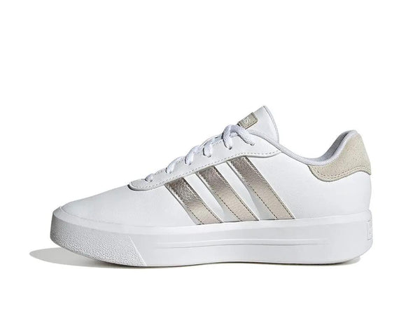Zapatilla Adidas Court Plataforma Mujer Blanco