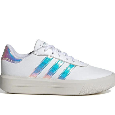 Zapatilla Adidas Court Plataforma Mujer Blanco
