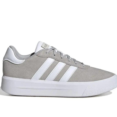 Zapatilla Adidas Court Platform Suede Mujer Gris