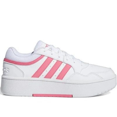 Zapatilla Adidas Hoops 3.0 Bold Cuero Mujer Blanco