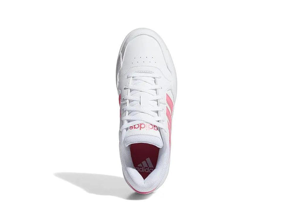 Zapatilla Adidas Hoops 3.0 Bold Cuero Mujer Blanco