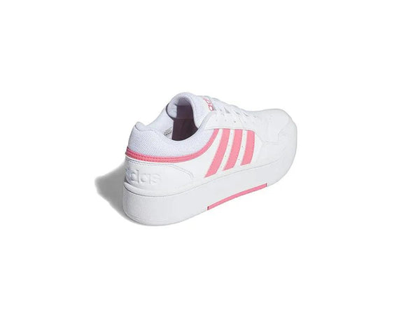 Zapatilla Adidas Hoops 3.0 Bold Cuero Mujer Blanco