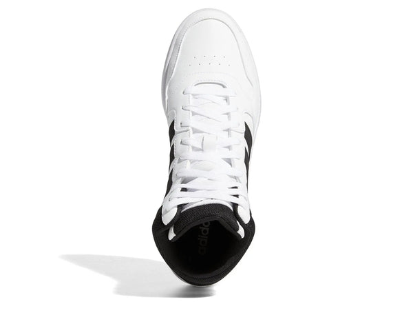 Zapatilla Adidas Hoops 3.0 Mid Hombre Blanco