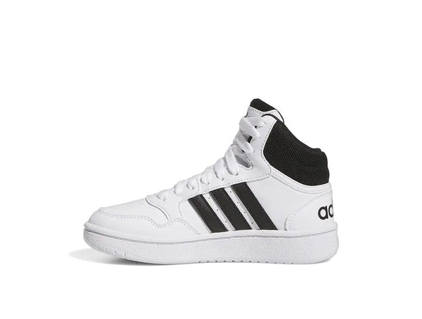 Zapatilla Adidas Hoops 3.0 Mid Junior Blanco