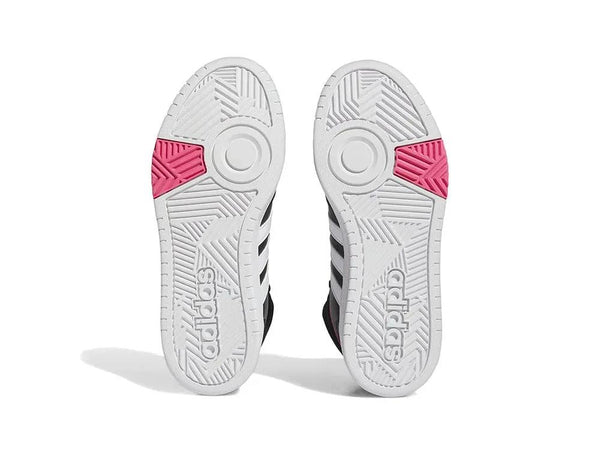 Zapatilla Adidas Hoops 3.0 Mid W Cuero Mujer Negro