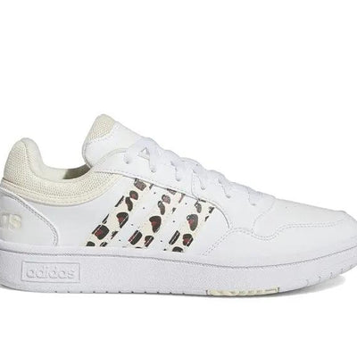 Zapatilla Adidas Hoops 3.0 Mujer Blanco Animal Print