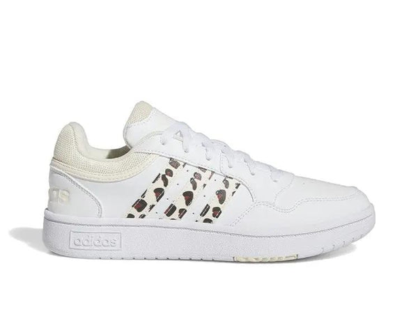 Zapatilla Adidas Hoops 3.0 Mujer Blanco Animal Print