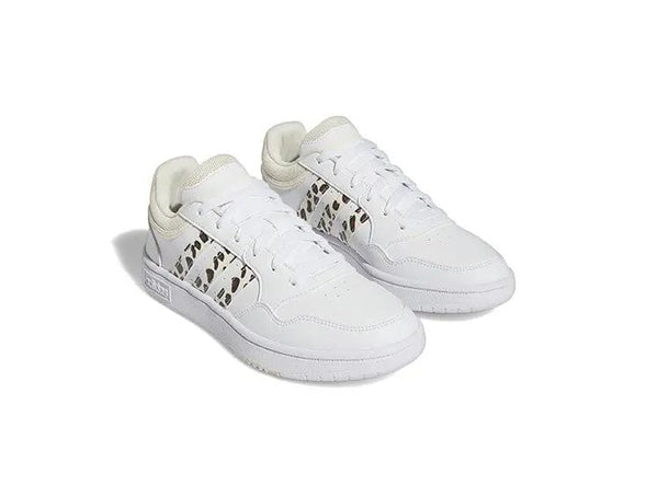 Zapatilla Adidas Hoops 3.0 Mujer Blanco Animal Print