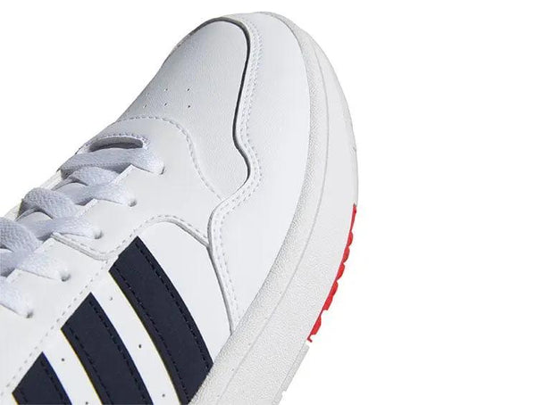 Zapatilla Adidas Hoops 3.0 Vintage Mid Hombre Blanco
