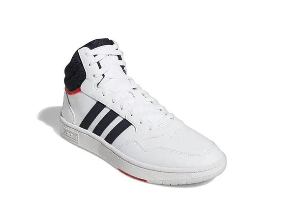 Zapatilla Adidas Hoops 3.0 Vintage Mid Hombre Blanco
