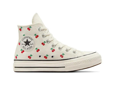 Zapatilla Converse Chuck 70 Cherry Mujer Blanco