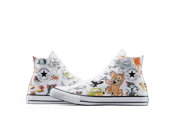Zapatilla Converse Chuck Taylor Tom y Jerry Unisex Blanco
