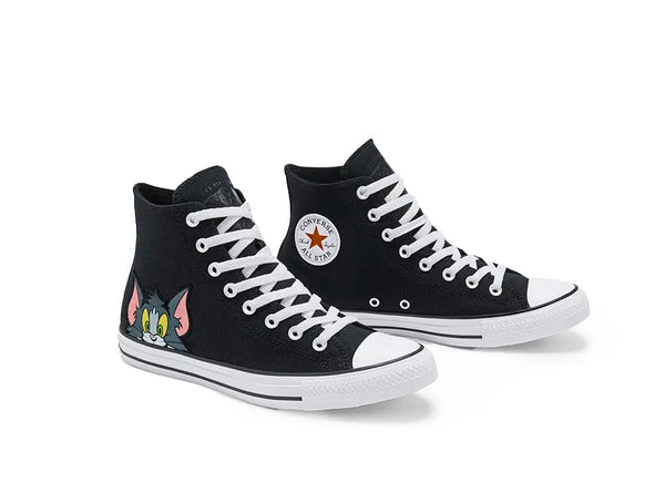 Zapatilla Converse Chuck Taylor Tom y Jerry Unisex Negro