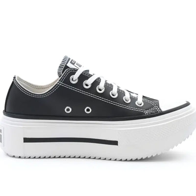 Zapatilla Converse Double Stack Mujer Negro