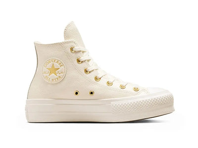 Zapatilla Converse Lift Mono Leather Mujer Blanco