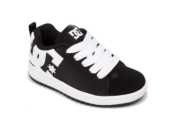 Zapatilla Dc Court Graffik Junior Negro