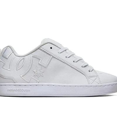 Zapatilla Dc Court Graffik Mujer Mono Blanco
