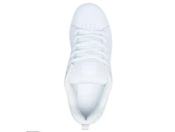 Zapatilla Dc Court Graffik Mujer Mono Blanco