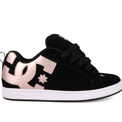 Zapatilla Dc Court Graffik Mujer Negro