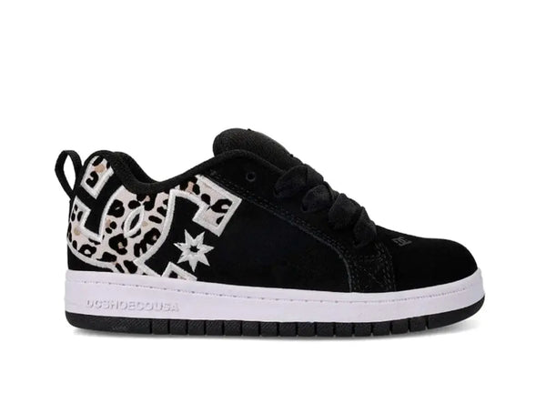 Zapatilla Dc Court Graffik Sue Mujer Negro