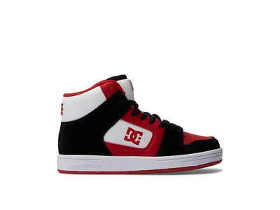 Zapatilla Dc Manteca 4 Hi Cadete Rojo