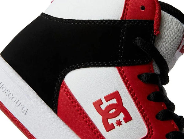 Zapatilla Dc Manteca 4 Hi Cadete Rojo