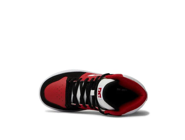 Zapatilla Dc Manteca 4 Hi Cadete Rojo