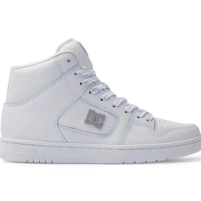 Zapatilla Dc Manteca 4 Hi Cuero Mujer Blanco