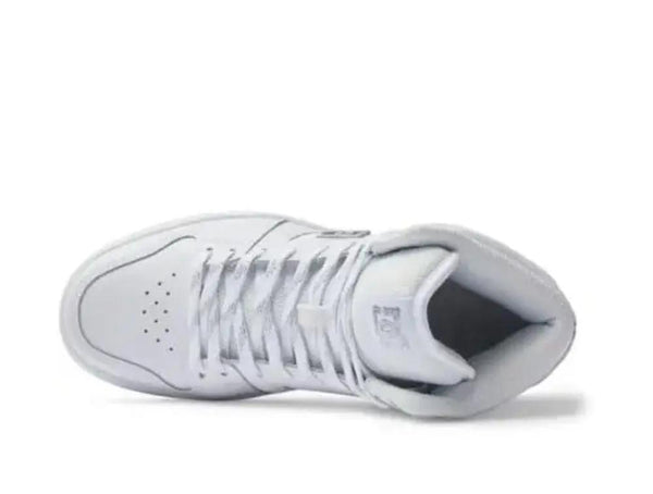 Zapatilla Dc Manteca 4 Hi Cuero Mujer Blanco
