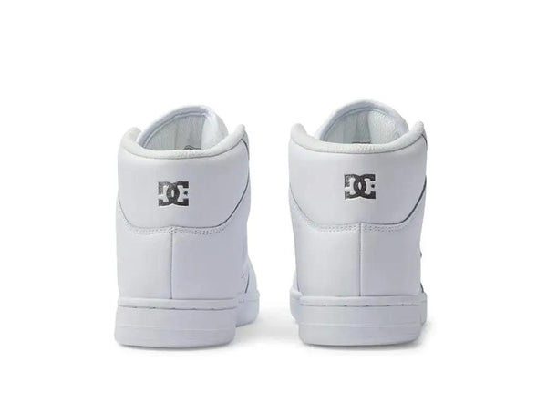 Zapatilla Dc Manteca 4 Hi Cuero Mujer Blanco