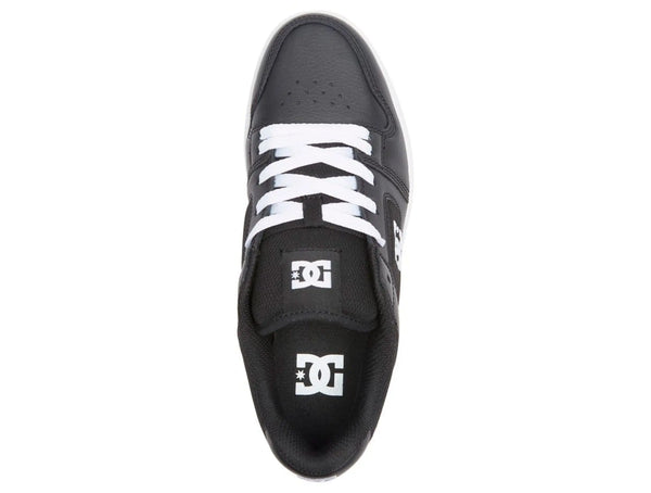 Zapatilla Dc Manteca 4 Plataforma Cuero Mujer Negro