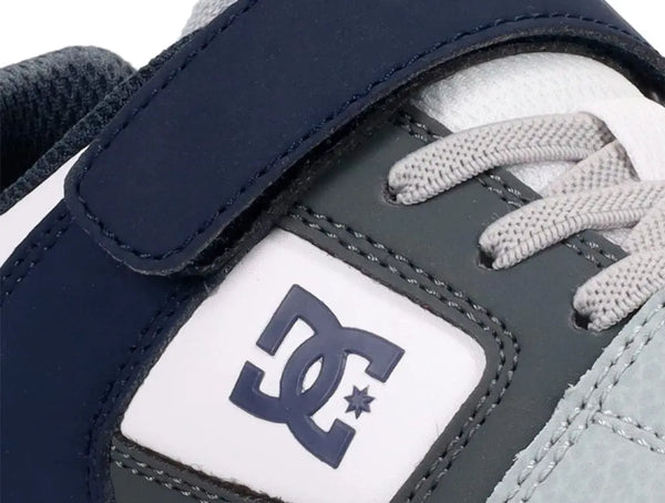 Zapatilla Dc Manteca 4 V Junior Gris Azul