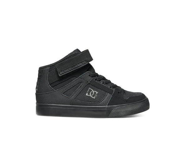 Zapatilla Dc Pure High-Top Junior Mono Negro