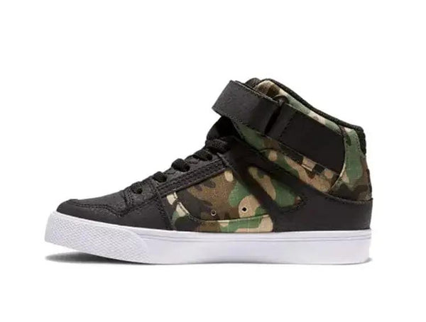 Zapatilla Dc Pure Ht Cadete Negro Militar