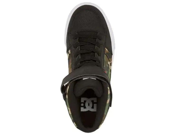 Zapatilla Dc Pure Ht Cadete Negro Militar