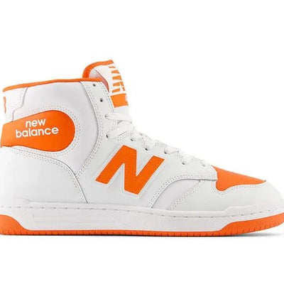 Zapatilla New Balance 480 Hombre Blanco Naranjo