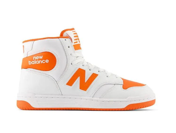 Zapatilla New Balance 480 Hombre Blanco Naranjo