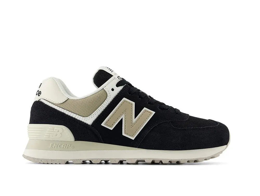 Zapatilla New Balance 574 Mujer Negro - Blockstore.cl