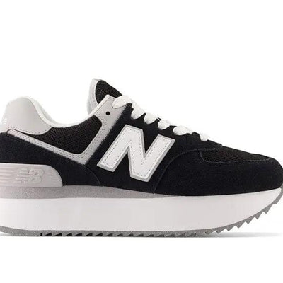 Zapatilla New Balance 574 Stacked Mujer Negro