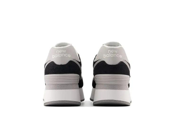 Zapatilla New Balance 574 Stacked Mujer Negro