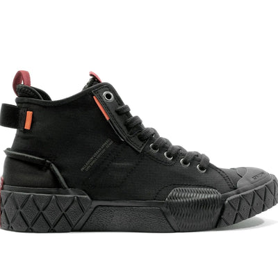 Zapatilla Palladium Ace City Shell Chukka Hi Unisex Mono Negro