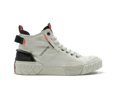 Zapatilla Palladium Ace City Shell Hi Chukka Unisex Blanco