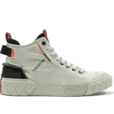 Zapatilla Palladium Ace City Shell Hi Chukka Unisex Blanco