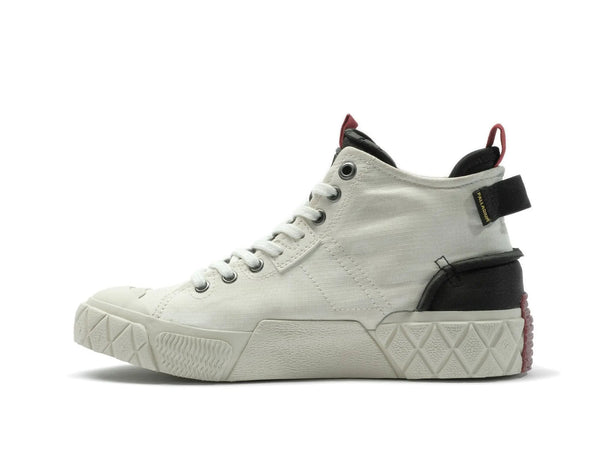 Zapatilla Palladium Ace City Shell Hi Chukka Unisex Blanco