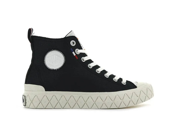 Zapatilla Palladium Palla Ace Mid Cuero Unisex Negro