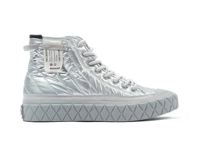 Zapatilla Palladium Palla Ace Re-Quilt Metal Mujer Gris