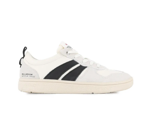 Zapatilla Palladium Pallacup Flame Leather Unisex Blanco