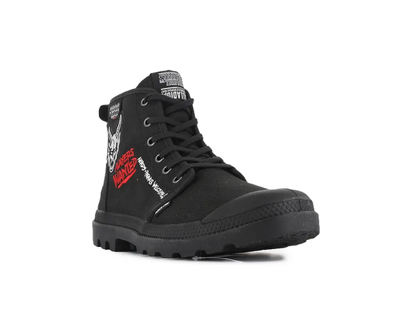 Zapatilla Palladium Pampa Hellfire (Stranger Things) Unisex Negro Palladium