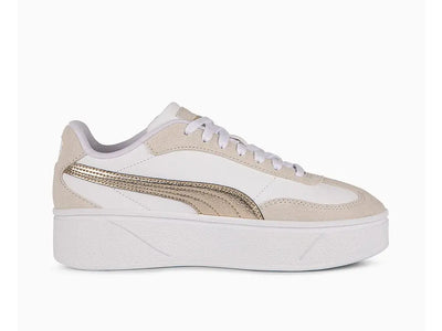 Zapatilla Puma Club II Era Platform Metallic Mujer Blanco